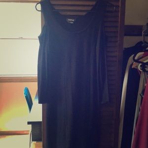 Bebe cold shoulder sweater dress
